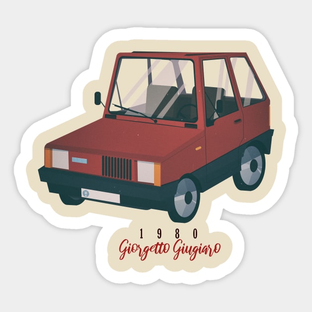 Fiat Panda Sticker by itoalon